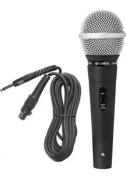 Carol GS-55 Kablolu Dinamik El Mikrofonu: Yüksek Ses Kalitesi ve Dayanıklılık