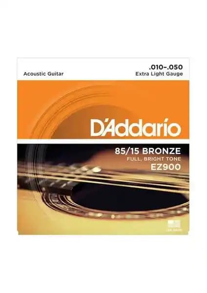 D'Addario EZ900 85/15 Bronz Akustik Gitar Telleri ile Sesinizi Yükseltin