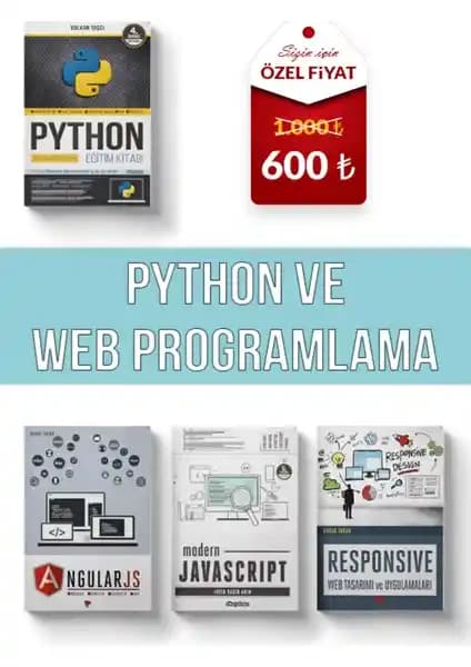 Dikeyeksen Python ve Web Programlama Eğitim Seti: Temel ve İleri Seviye Dijital Öğrenme Kaynağı