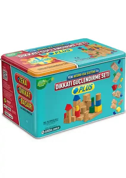 Dikkati Güçlendirme Seti Plus 8 Yaş ve Üzeri Çocuklar İçin Odaklanma Geliştirici Eğitim Aracı