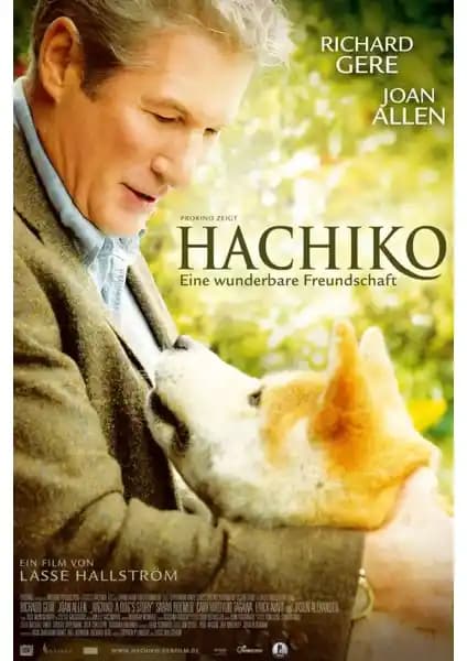 Fidelyo Tasarım Hachi A Dog's Tale Poster: Estetik ve Dayanıklılık Sunan Modern Dekoratif Sanat Eseri