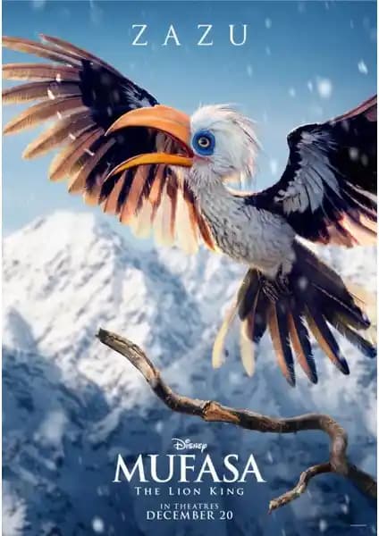 Fidelyo Tasarım Mufasa The Lion King 2024 Poster ile Ev Dekorasyonunuza Sanatsal Dokunuş
