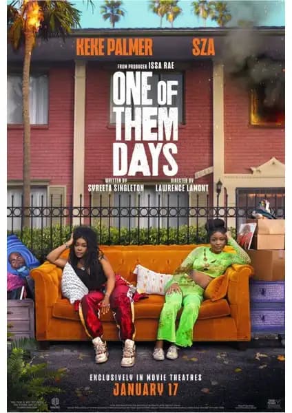 Fidelyo Tasarım One Of Them Days 2025 Poster Modern ve Dayanıklı İç Mekan Dekoru