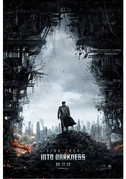 Fidelyo Tasarım Star Trek Into Darkness 2013 Posterleri Yüksek Kalite Dekoratif Ürün