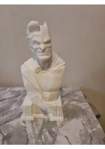 Hanart Batman Joker Boyasız Büst 20 cm Koleksiyon ve Dekorasyon İçin Özgün Tasarım
