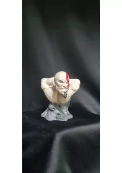 Hanart Kratos 10 cm Büst Figür: Mitolojik ve Oyun Temalı Dekoratif Koleksiyon Parçası
