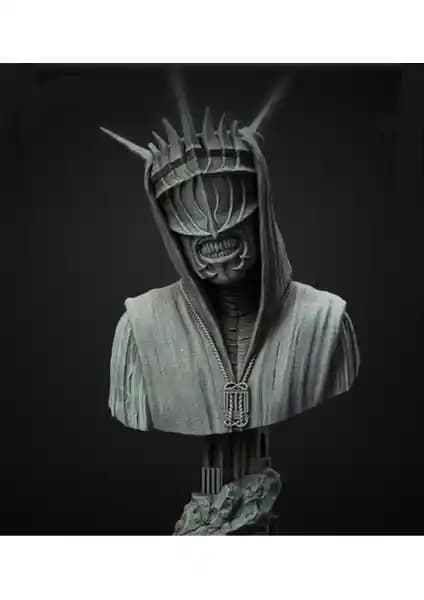 Hanart Sauron Un Ağzı Büst: Yüzüklerin Efendisi ve Hobbit Serisi İçin Özel Tasarım