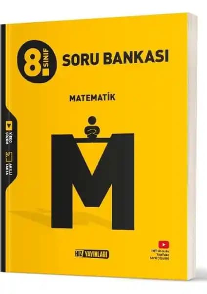 Hız Yayınları 8. Sınıf Matematik Soru Bankası Güncel İçerik ve Detaylı Çözümlerle Öğrencilerin Tercihi