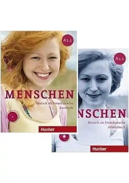 Hueber İnsanlar A1.1 Almanca Öğrenme Seti: Kurs Kitabı, Çalışma Kitabı ve DVD ile Temel Seviye Eğitim