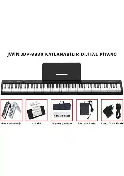 Jwin JDP-8830 88 Tuş Katlanabilir Bluetooth ve Şarjlı Dijital Piyano İncelemesi