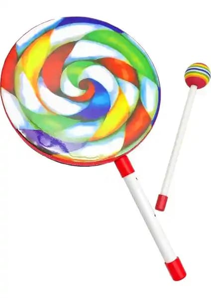 Jwin JLD-2002 Lolipop El Davulu Orff: Çocuklar İçin Ritim ve Müzik Eğlencesi