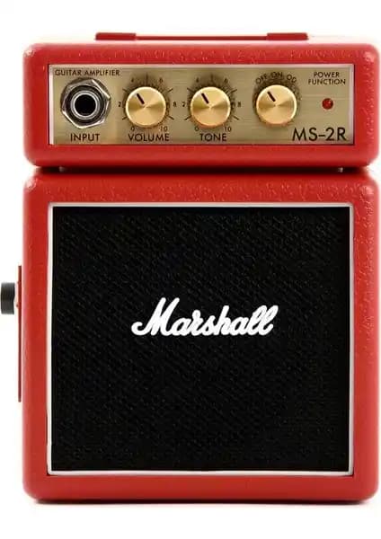 Marshall MS-2R Mini Elektro Gitar Amfisi: Taşınabilir ve Güçlü Ses Deneyimi