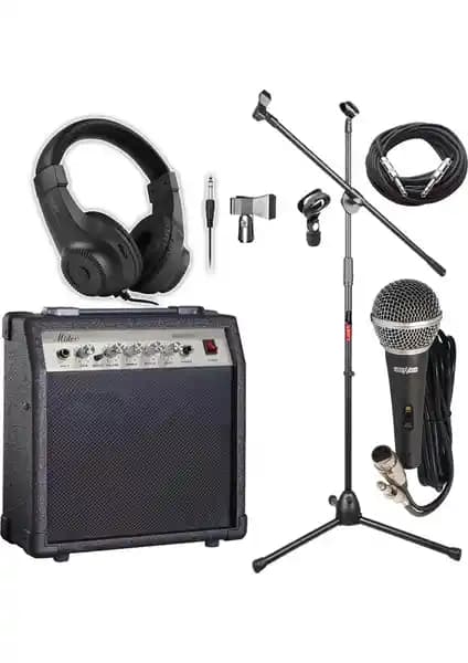 Midex MGA-30BK-PAK Elektro Gitar Amfisi Seti Profesyonel ve Kullanıcı Dostu Ses Deneyimi