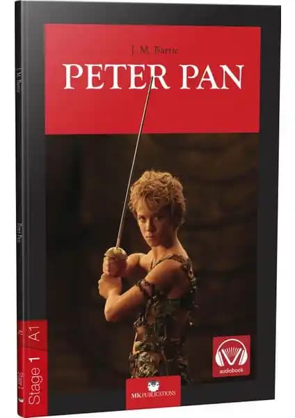 MK Yayınları Peter Pan Stage 1 İngilizce Hikaye Kitabı Çocuklar İçin Eğitici ve Eğlenceli Öğrenme Aracı