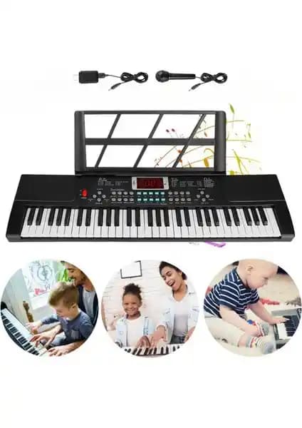 MultiZone 61 Tuşlu Elektronik Org Çocuklar ve Başlangıç Seviyesi İçin Uygun Müzik Enstrümanı