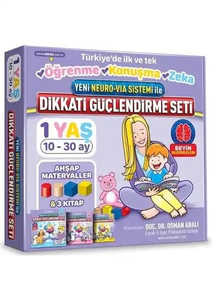 Osman Abalı Dikkati Güçlendirme Seti 0-3 Yaş Çocuklar İçin Erken Gelişim Programı