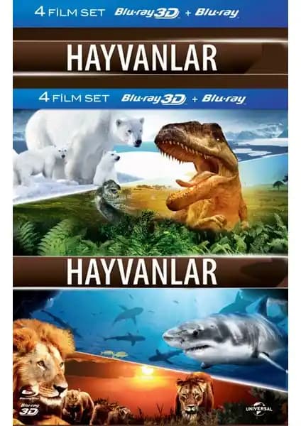 Pal Hayvanlar 4 BD Seti Doğal ve Eğlenceli Öğrenme İçin Geniş Koleksiyon