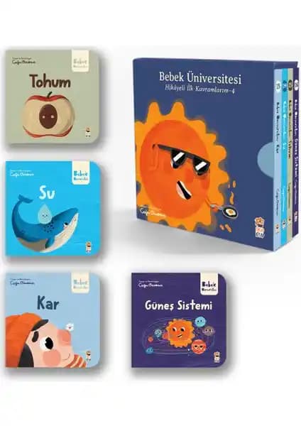 Sincap Kitap Bebek Üniversitesi Seti: Erken Yaşta Temel Kavramları Öğreten Eğitici Kitaplar