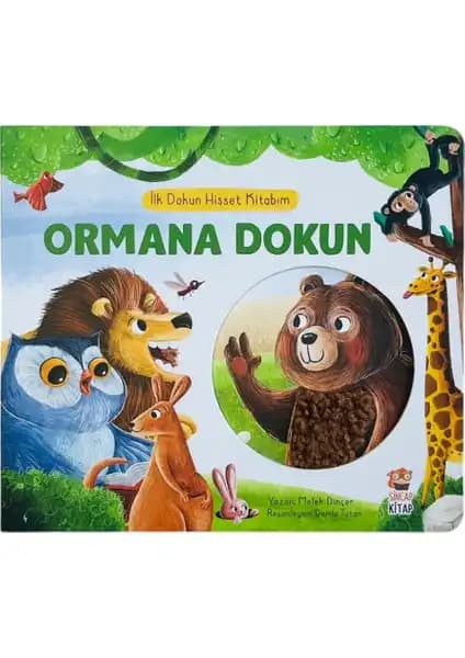 Sincap Kitap İlk Dokun Hisset Orman Temalı Çocuk Duyusal Gelişim Kitabı