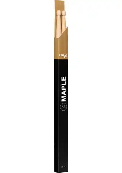 Stagg Çift Maple Davul Zilleri 5A Ahşap Uçlu Performans ve Dayanıklılık