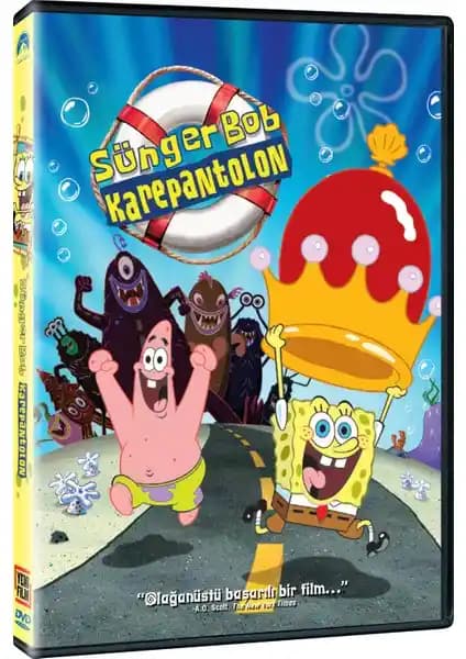SüngerBob Kare Pantolon'un Yeni Filmi DVD'si ile Aileler ve Çocuklar İçin Eğlence Dolu Macera