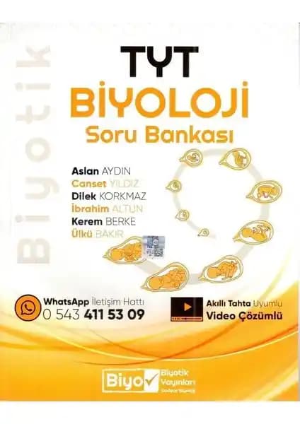 TYT Biyoloji Soru Bankası Biyotik Yayınları ile Etkili Sınav Hazırlığı
