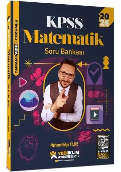 Yediiklim 2026 KPSS Atölye Serisi Genel Yetenek Matematik Tamamı Video Çözümlü Soru Bankası