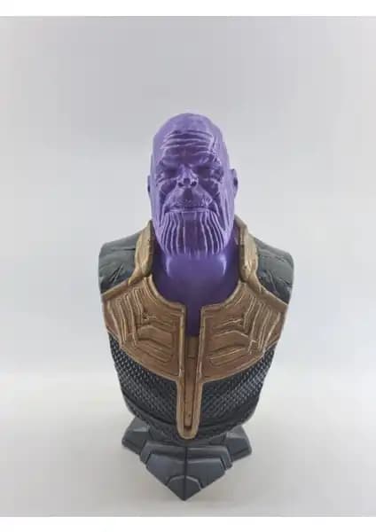 Zyra Tech Thanos Büst 3D Baskı 15CM Marvel Evreninin En İkonik Karakteri İçin Şık Koleksiyon Parçası
