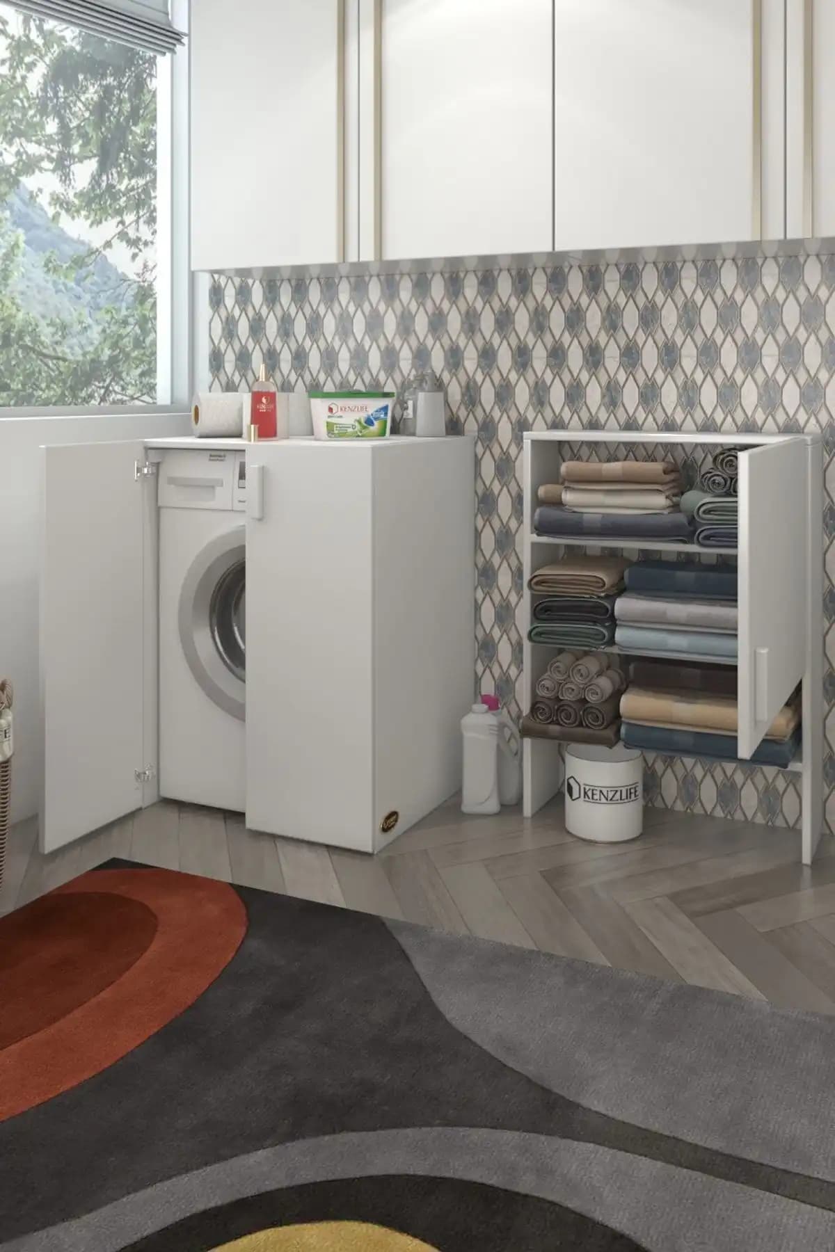 Aeka AE-2042 ve Kenzlife Kasparov Çamaşır Makinesi Dolapları Karşılaştırması 2