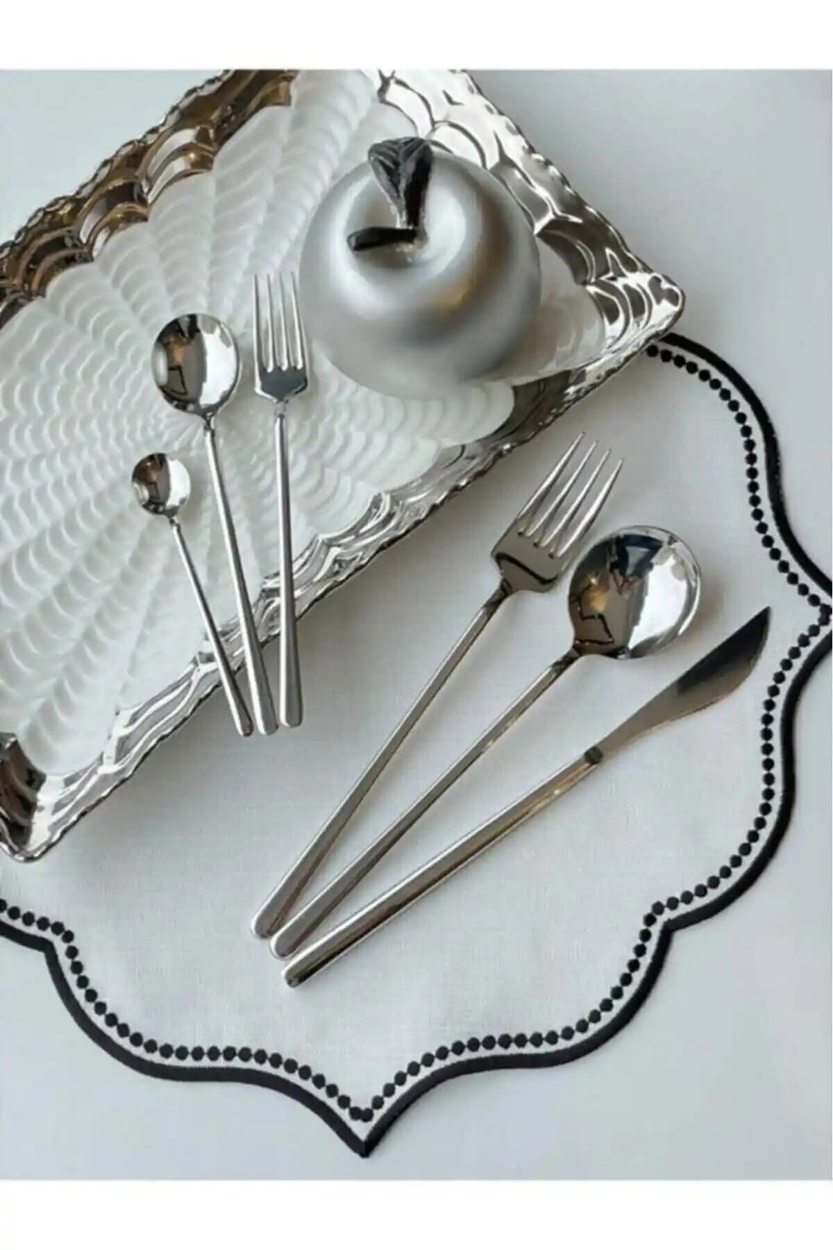 AROW Elegance 36 Parça Lüx Çatal Bıçak Kaşık Takımı Şıklık ve Fonksiyonellik Sunar