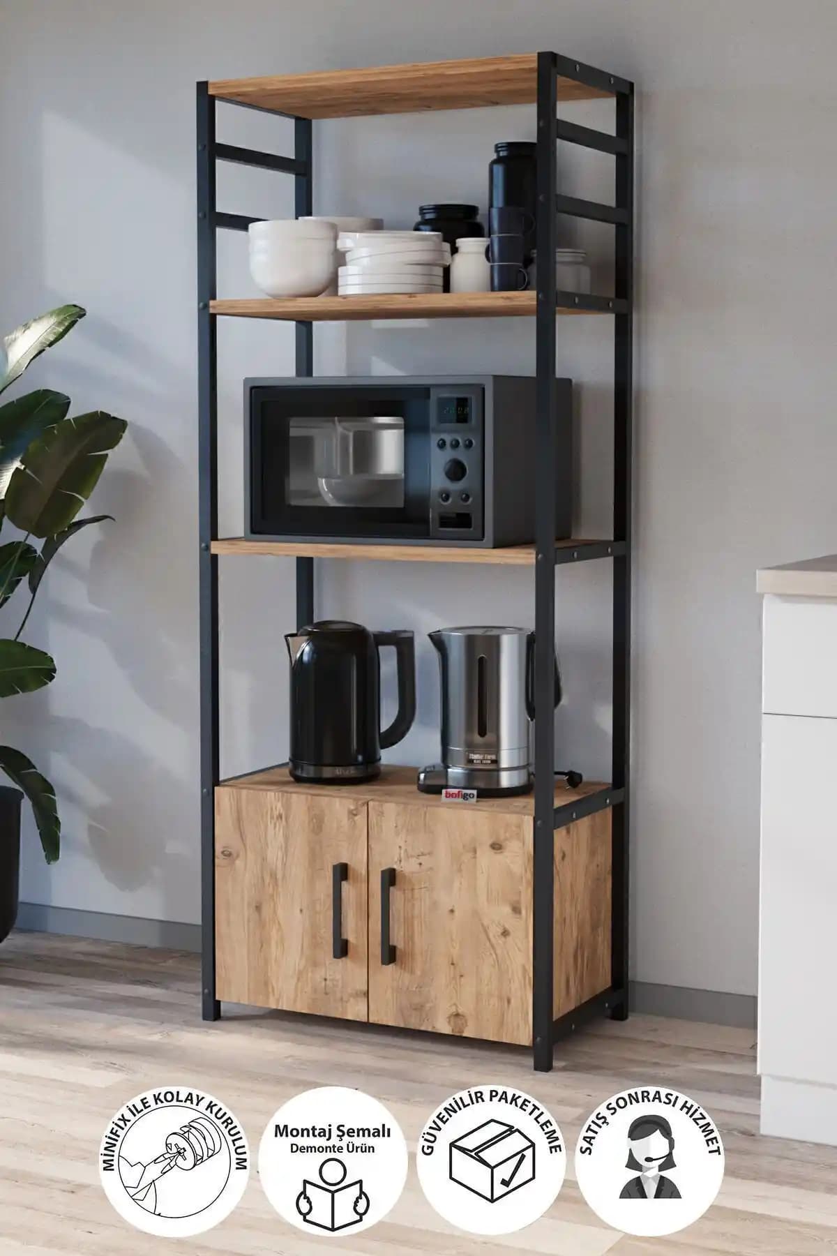 Bofigo Mutfak Standları Karşılaştırması 2 Kapaklı 4 ve 8 Raflı Modeller