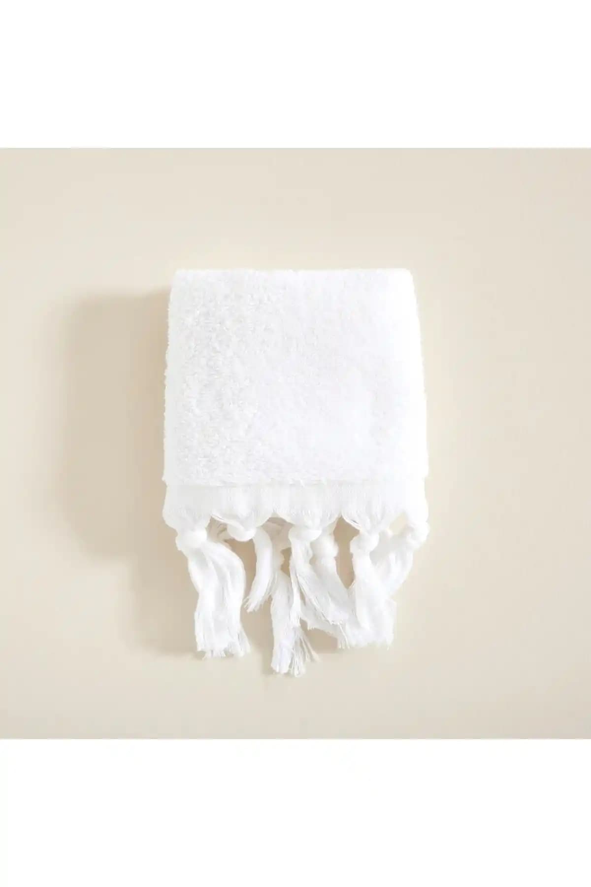 Chakra Hemillie El Havlusu 30x40 Cm Beyaz Yumuşak ve Dayanıklı Günlük Kullanım Ürünü