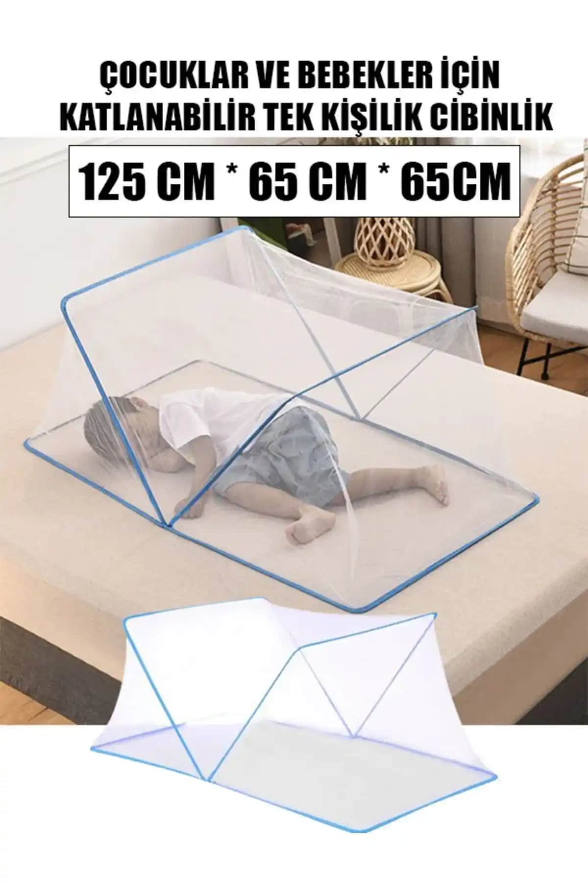 CMT Katlanabilir Bebek ve Çocuk Cibinliği Güvenli ve Pratik Uyku Çözümü