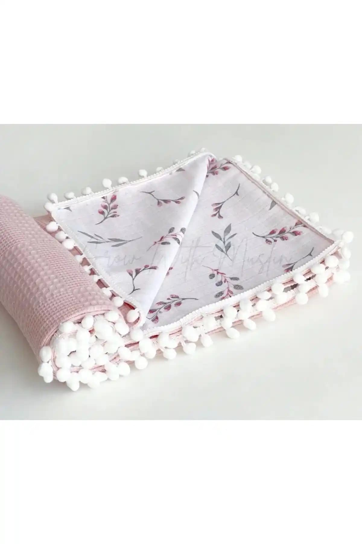 FG Store Çift Katlı Müslin Bebek Battaniyesi Yüksek Kalite ve Çok Amaçlı Kullanım