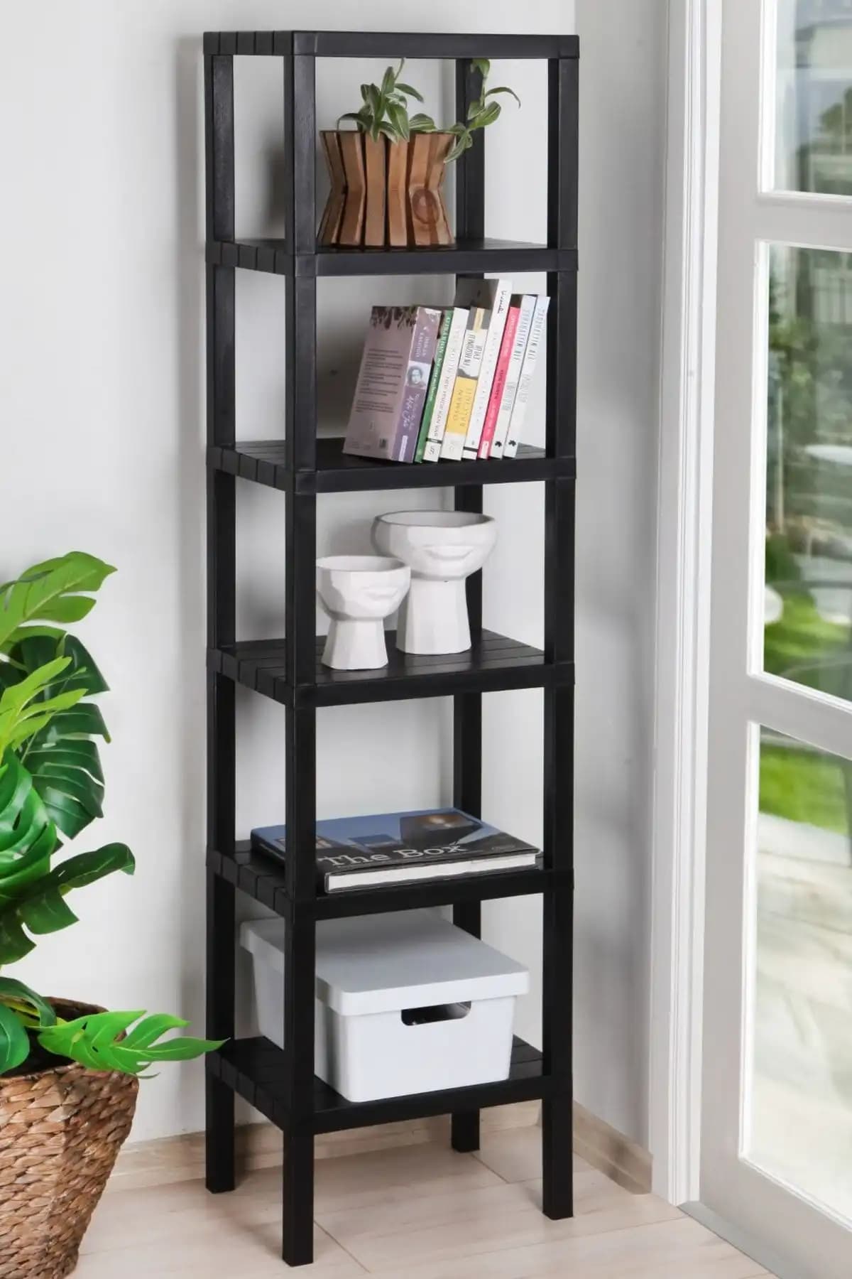 Frapan Home 6 Katlı Plastik Raf ve Mowo Home 4 Katlı Tekerlekli Banyo Rafı Karşılaştırması 1