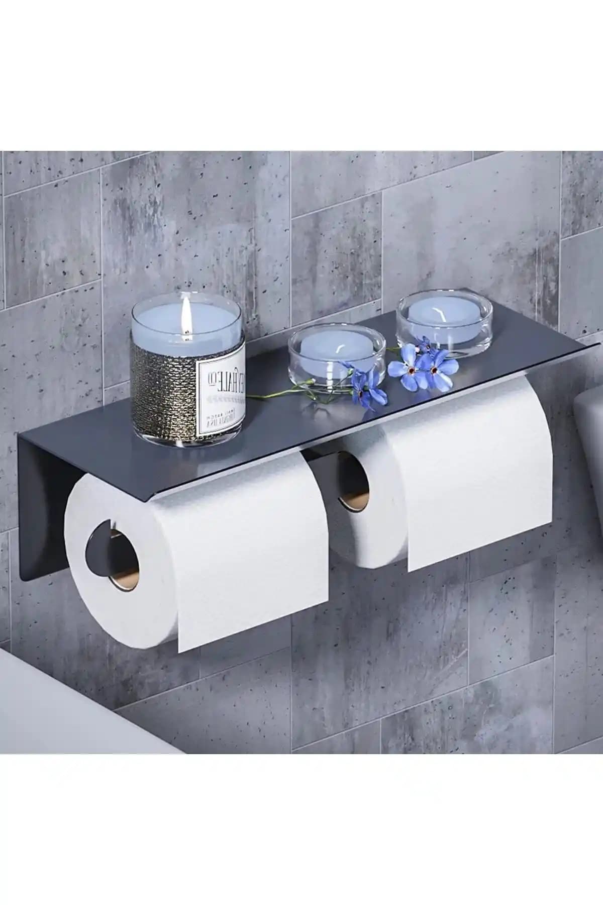Genel Markalar Kendinden Yapışkanlı Tuvalet Kağıdı Tutacağı ile Pratik ve Şık Banyo Çözümü