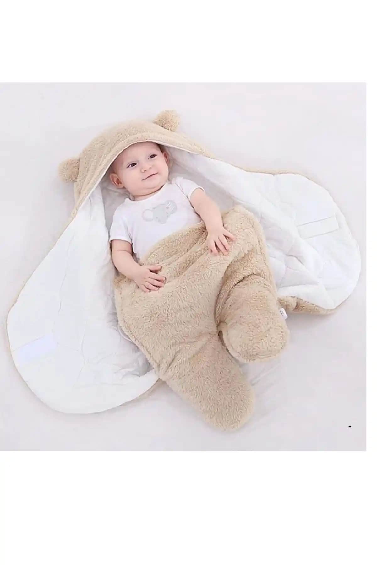 İlin Baby Bebek Dış Kundak, Battaniye ve Uyku Tulumu Seti Güvenli ve Konforlu Bebek Uyku Çözümü