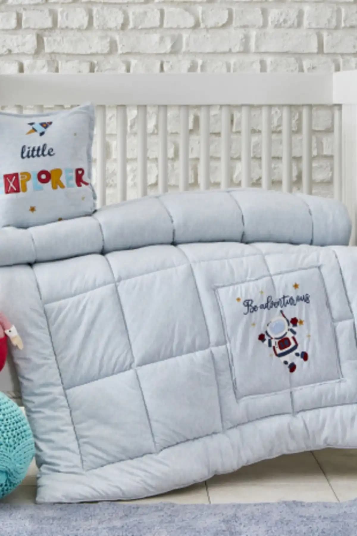 Karaca Home Space Açık Mavi Bebek Cotton Comfort Seti Yüksek Kalite ve Şıklık Sunar