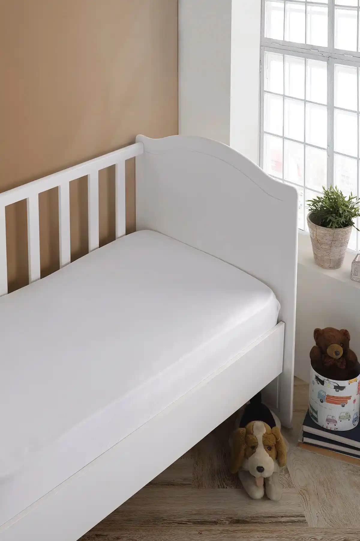 LADYNİL Organik Pamuk Lastikli Penye Bebek ve Çocuk Çarşafı Modern Tasarım ve Sağlıklı Kullanım