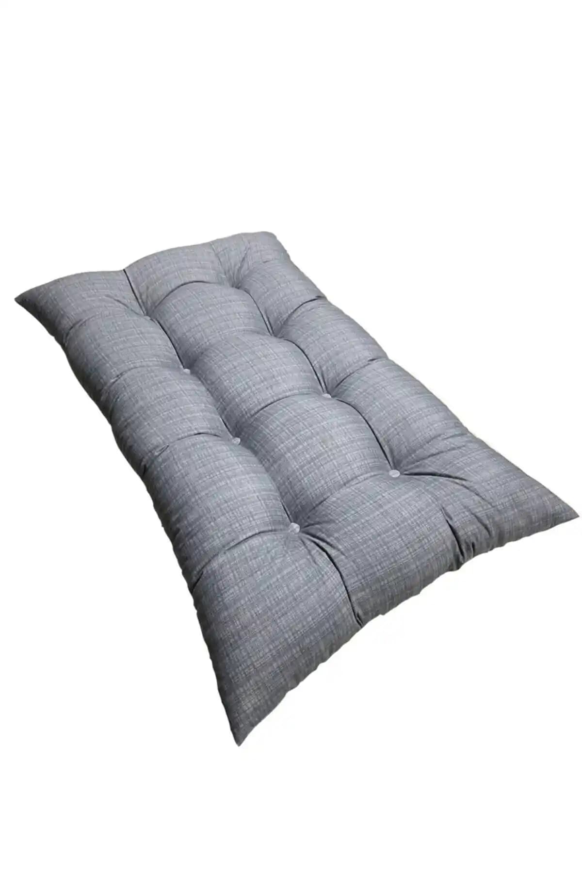 Lazilla 100x60 cm Gri Yer Minderi Modern Tasarım ve Konfor Sunar
