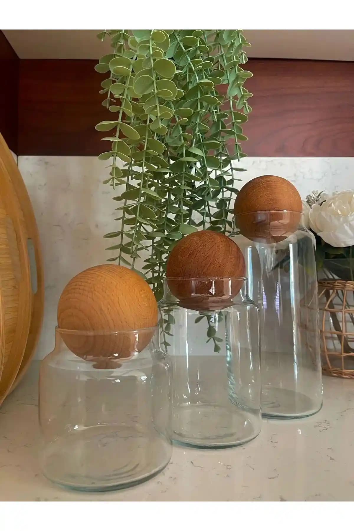 Mutfaklar İçin 3'lü Ahşap ve Cam Kavanoz Setleri Karşılaştırması ve Öneriler