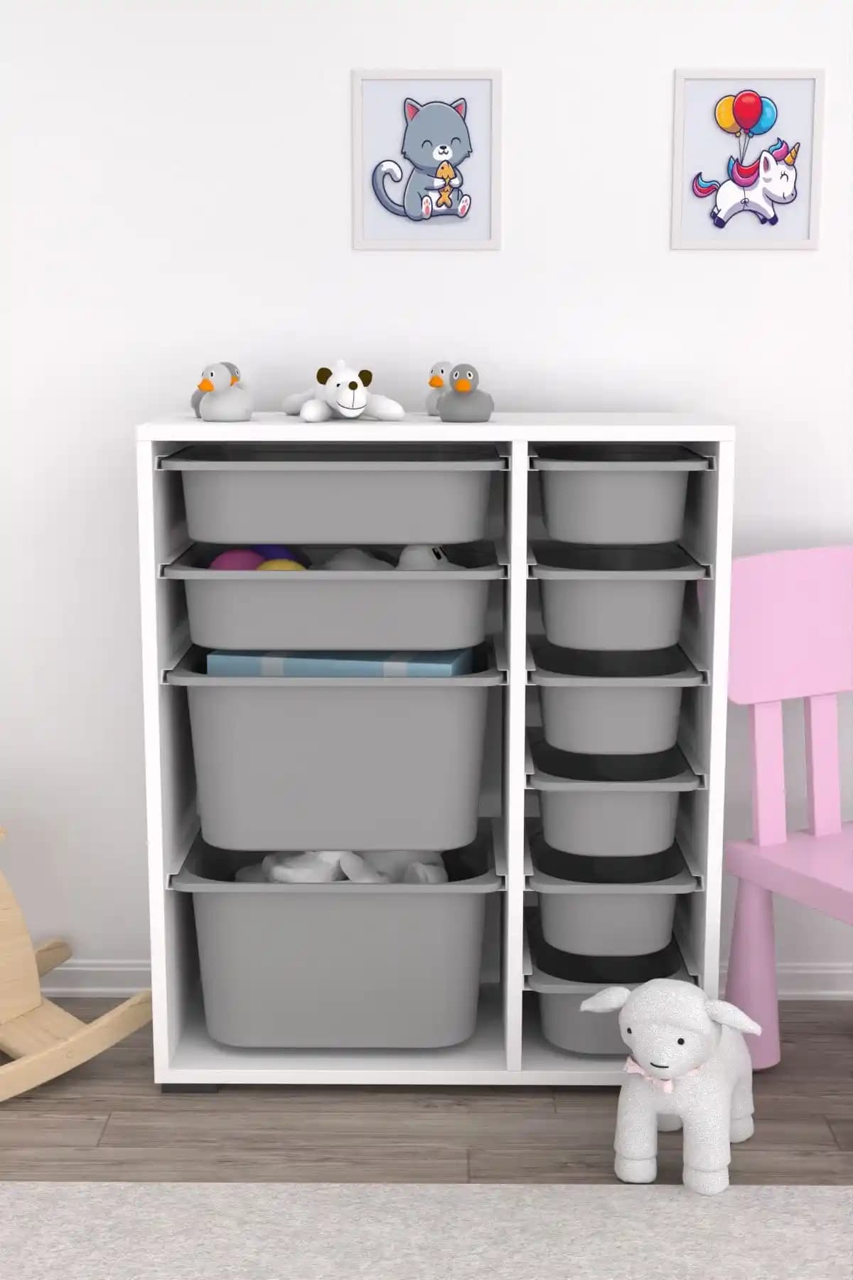 Pratico 10 ve 14 Sepetli Çok Amaçlı Oyuncak Dolapları Karşılaştırması ve Kullanım İpuçları