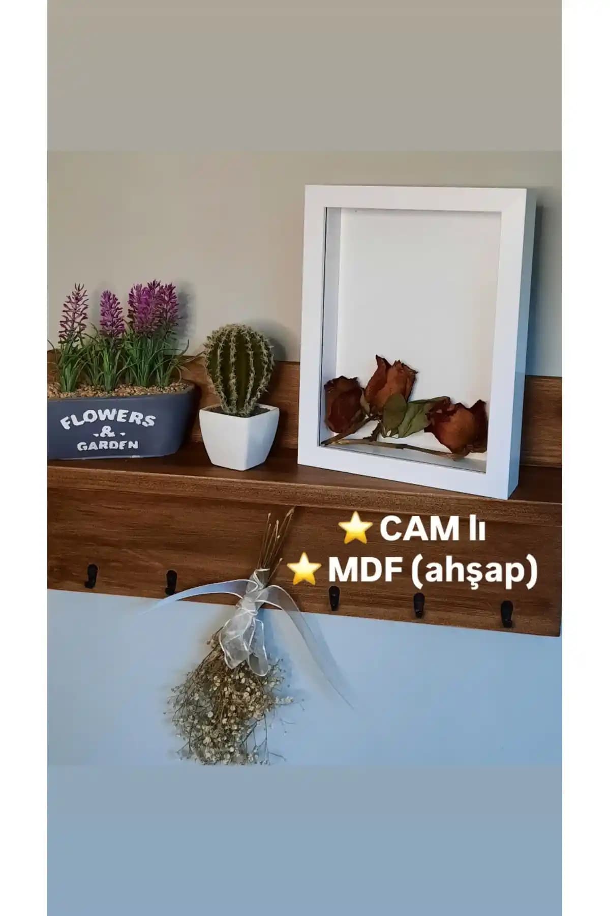 Sevcan Sanat Atölyesi Doğal Ahşap Anı Çerçevesi 18x24 cm Modern ve Şık Dekorasyon Ürünü