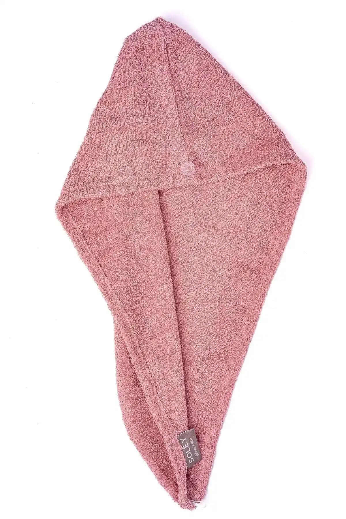 Soley Talya Pamuklu Saç Havlusu: Yüksek Emicilik ve Şıklık Sunan Pratik Tasarım