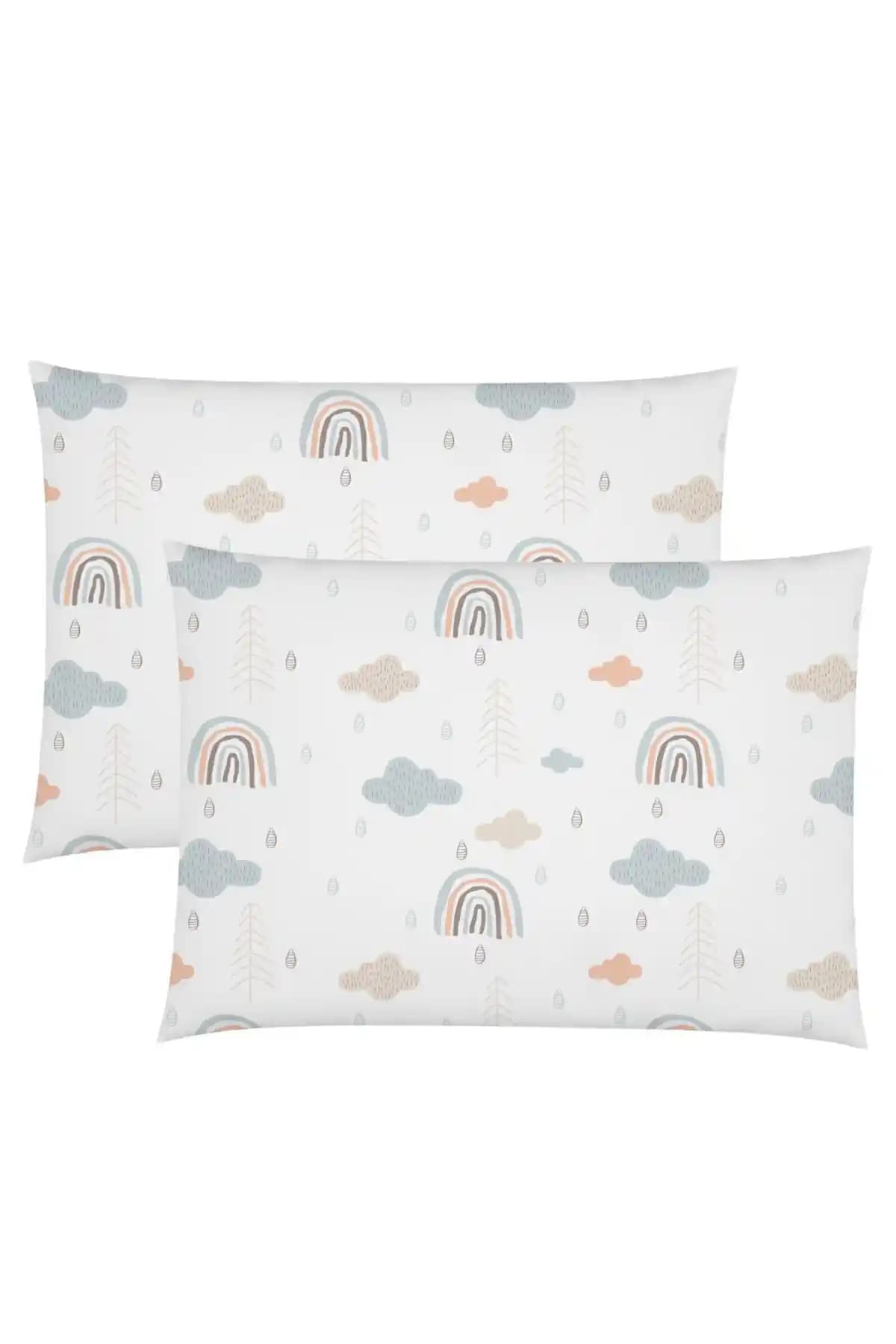 2025'te Bebek Odalarına Renk Katacak Wheeppo Gökkuşağı Yastık Kılıfı