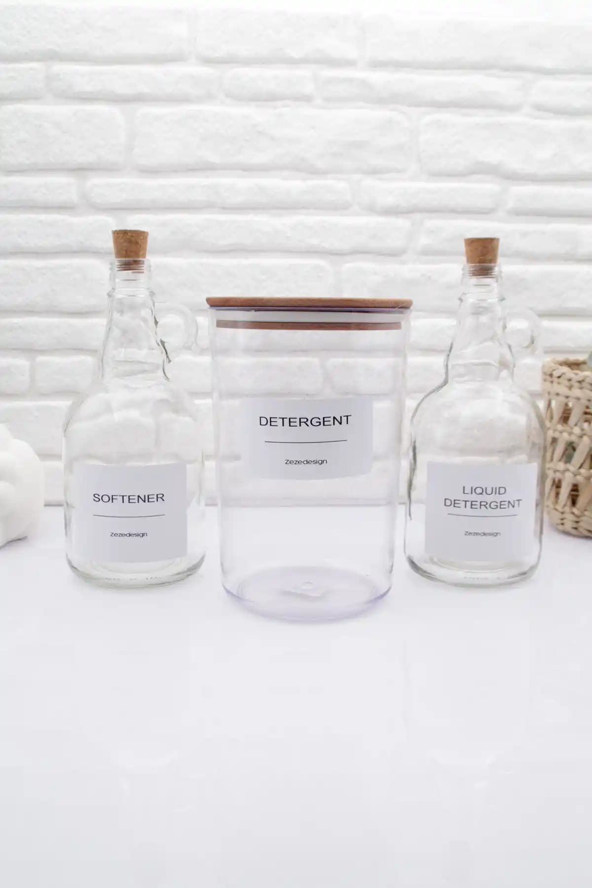 Zezedesing 3'lü Temizlik Ürünü Seti ve Beyaz Deterjan Kavanozu Özellikleri ve Yorumlar