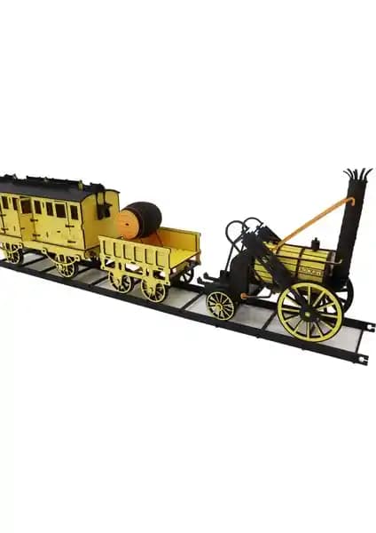 3D Ahşap Stephensons Rocket Tren Maketi Detaylı İnceleme ve Özellikleri