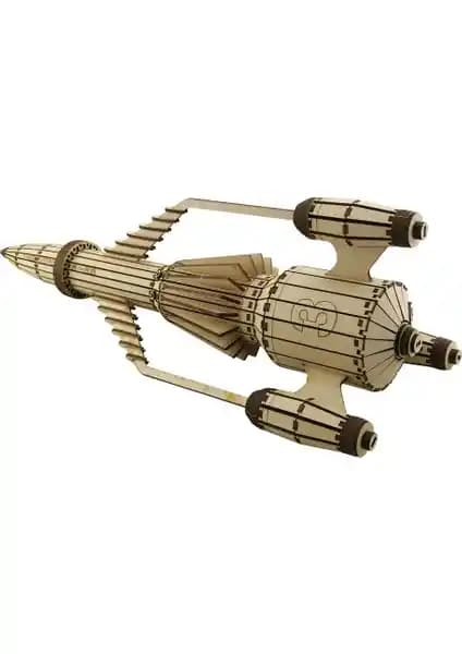 3D Thunderbird 3 Ahşap Maket: Detaylı ve Eğlenceli Bir Uzay Temalı Hobi Seçeneği
