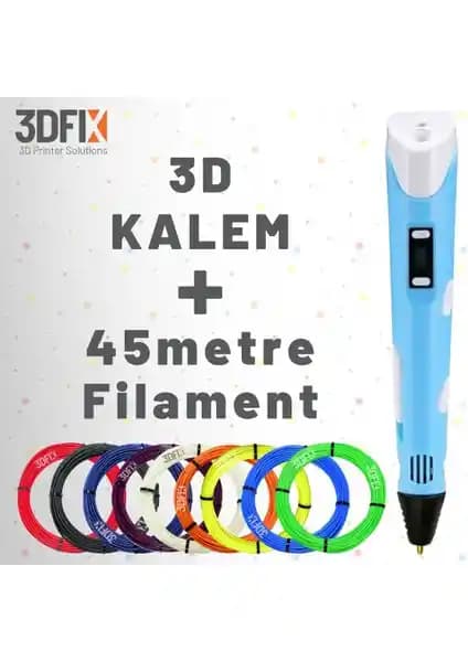 3DFIX 3D Kalem ile Yaratıcılığınızı Geliştirin ve Farklı Projeler Yapın