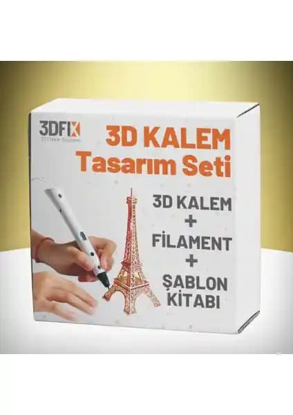 3DFIX 3D Kalem Tasarım Seti: Çocuklar ve Yetişkinler İçin Yaratıcı El Sanatları Aracı